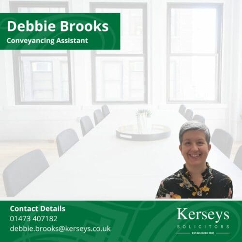 Debbie Brooks - Conveyancing Assistant