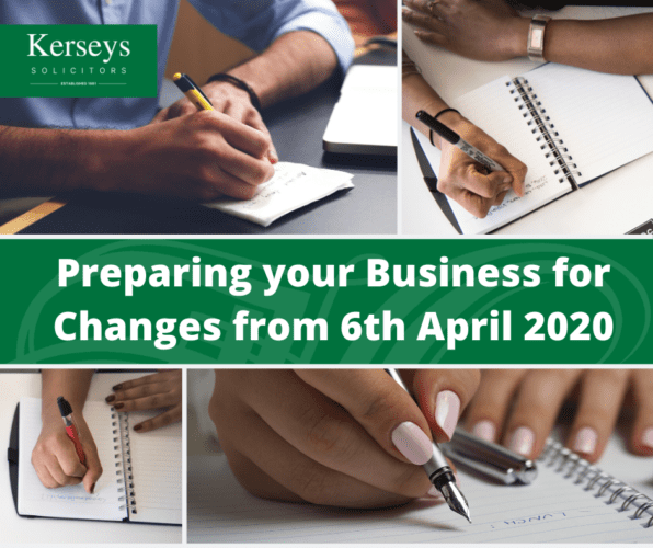 Preparing your Business for Changes in April 2020