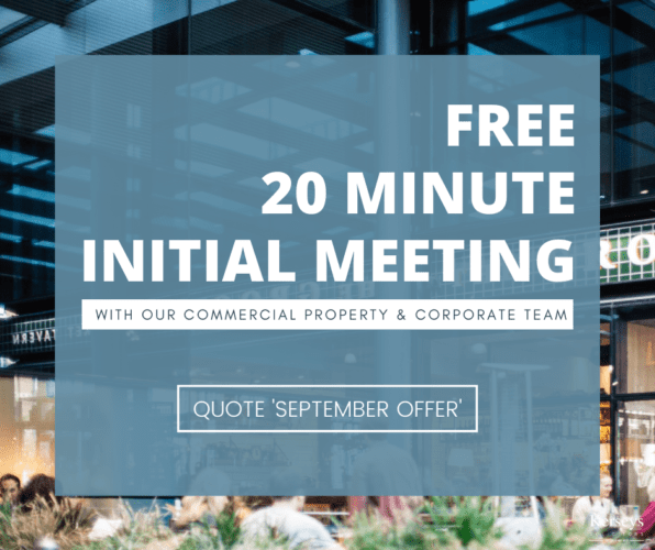 Free 20 minute meeting Commercial Property