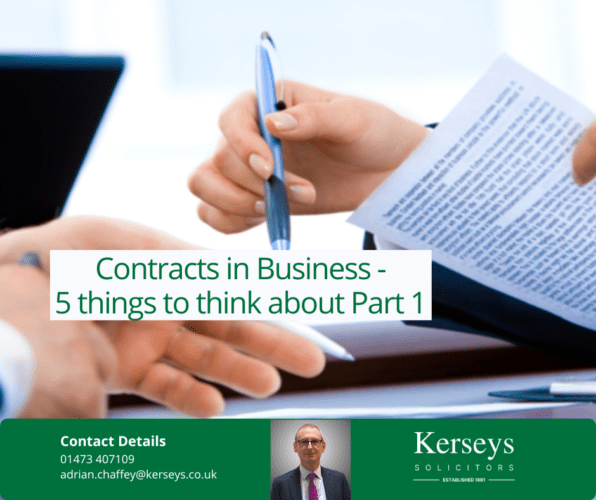 Contracts in Business