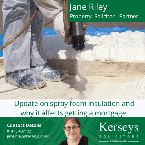 Update on spray foam insulation