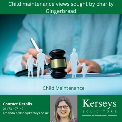 Child maintenance views sought by charity Gingerbread