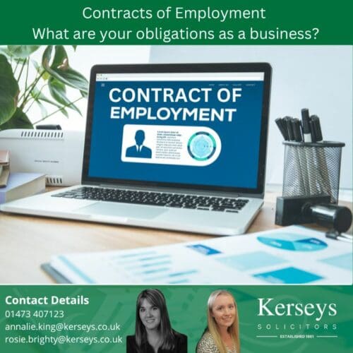 Contracts of Employment What are your obligations as a business?