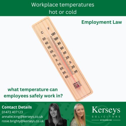 Workplace Temperatures