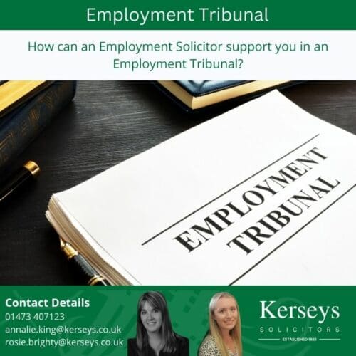 Legal Support in Employment Tribunal