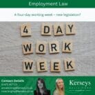 A four-day working week – new legislation