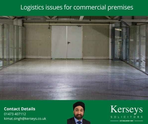 Logistics issues for commercial premises – keeping goods moving