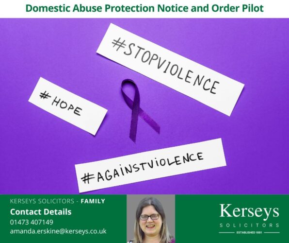 Domestic Abuse Protection Notice and Order Pilot