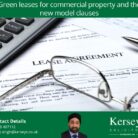 Green leases for commercial property