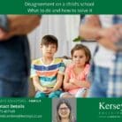 Separated parents - Disagreement on a child’s school