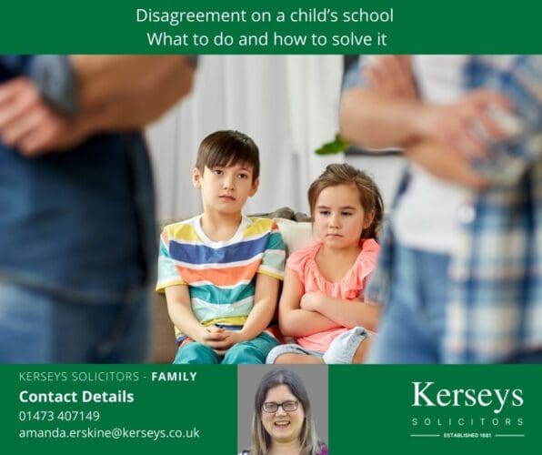 Separated parents - Disagreement on a child’s school