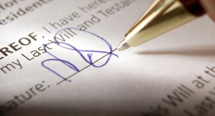 Signing your Will - Ensuring your will is validly signed and witnessed