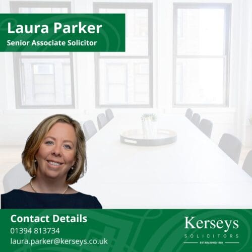 Laura Parker Senior Associate Private Client Solicitor in Woodbridge