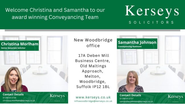 New Residential Property Team in Woodbridge