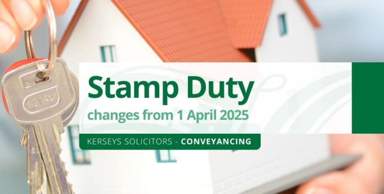 Changes to Stamp Duty from 1 April 2025