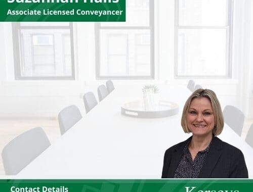 Suzannah Halls Associate Licensed Conveyancer