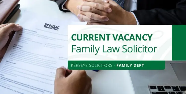 Family Solicitor Vacancy