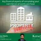 completing your commercial property purchase