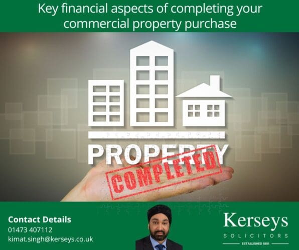 completing your commercial property purchase